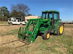 John Deere 6410 2WD Tractor W/673 Loader 