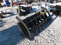2014 Unused 72" Severe Duty Root Grapple Skid Steer Attachment 