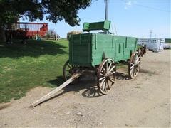 Horse Drawn Wood Wagon 