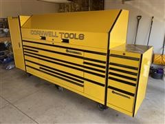 Cornwell Tools 103” Toolbox & Canopy W/Side Cabinets 