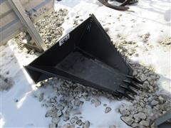 2015 Tomahawk Stump Bucket Skid Steer Attachment 