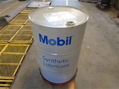 Mobil Synthetic Trans Fluid 50/Partial 55 Gal Drum And Roller Cart 