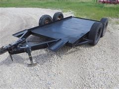 Homemade T/A Steel Flat Bed Implement Trailer 