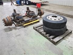 Pusher Axle Assembly W/ Wheels & Tires 