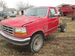 1993 Ford F250 Diesel 4x4 Cab & Chassis 