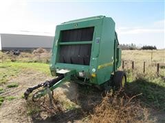 1997 John Deere 566 Round Baler With Monitor 