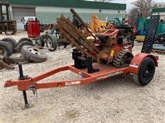 2013 Ditch Witch RT16 Self-Propelled Tracked Trencher W/ Trailer 