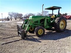 1978 John Deere 2840 2WD Tractor W/148 Loader/7' Bucket/Stout 48" Heavy Duty Pallet Fork 