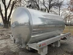 2010 Progress VA72 2500 Gallon Aluminum Vacuum Tank 