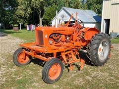 1953 Allis-Chalmers WD45 2WD Tractor W/Cultivator 