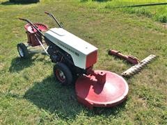 1959 Gravely Super Convertible LI Tractor & 3 Accessories 