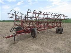 CrustBuster 39' Pull Type Spring Tooth W/Spike Tooth Harrow 