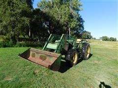 1983 John Deere 2950 MFWD Tractor W/Loader 