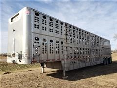 2008 Wilson PSDCL-402 Tri/A Aluminum 53' Livestock Trailer 