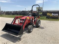 Mahindra Max24H 4WD Compact Utility Tractor W/Loader 