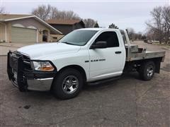 2011 Dodge Ram 1500 4x4 Pickup W/Hillsboro 8' Aluminum Flatbed 