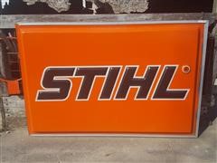 1990's Dualite STIHL Dealer Sign 