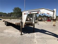 2006 Titan Gooseneck Flatbed T/A Trailer 