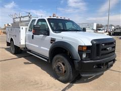 2008 Ford F450 XL Super Duty 4x4 Extended Cab Service Truck 