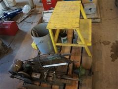 Electric Hack Saw, Stool, Gaskets 