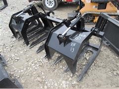 2017 Brute 82" Twin Tine Grapple Skid Steer Attachment 