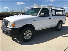 2008 Ford Ranger 4x2 Pickup W/Unicover Camper Shell 