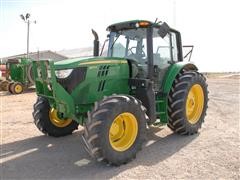 2014 John Deere 6125M MFWD Tractor 