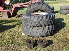 Case IH 7130 Dual Hubs And 10 Bolt Rims W/18.4-38 Tires 