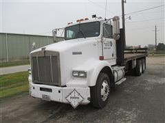 1993 Kenworth T800 Conventional T/A Flatbed Truck 