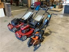 Toro Mowers + Tanaka Edger 