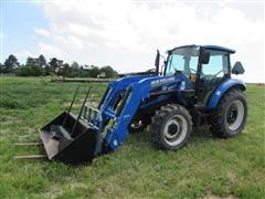 2012 New Holland Powerstar T4.75 MFWD Tractor W/Loader 