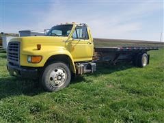 1998 Ford F700 Conventional Flatbed Truck 