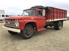 1966 Ford 600 S/A Grain Truck 