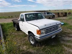 1991 Ford F-250 Flatbed Pickup 