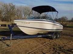 1993 Cobalt Motor Boat & Lifetime Trailer 