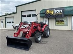 2017 Mahindra 2545 4WD Compact Utility Tractor W/Loader 