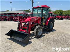 2023 Mahindra 2670 PST CAB Compact Utility Tractor W/Loader 