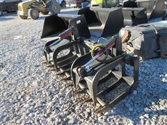 Twin Grapple Skid Steer Attachment 