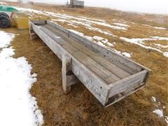 Wooden Feed Bunk 