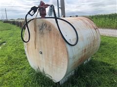 1000-Gallon Steel Fuel Tank W/Pump & Gauge 