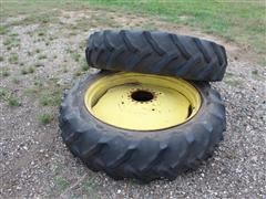 15-38 Tractor Tires On Steel Rims 