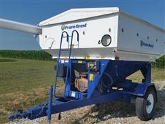 Parker 1500 Weigh Wagon With 7' Auger And Roll Tarp 