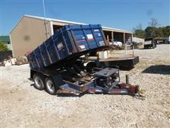 2007 Miller MLBLT Hydraulic Dump Trailer 