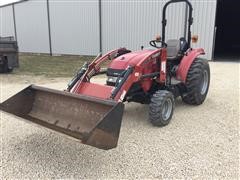 2014 Case IH Farmall 35C MFWD Tractor W/Loader 