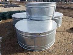 2016 Behlen Mfg 50130138 5' Diameter Round Galvanized Stock Tanks 