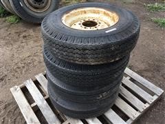 7.00x15 Implement Tires On Rims 