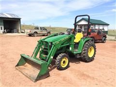 2002 John Deere 4310 MFWD Compact Utility Tractor W/420 Loader 