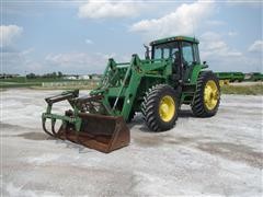 1997 John Deere 7810 MFWD Tractor W/JD 740 Loader 