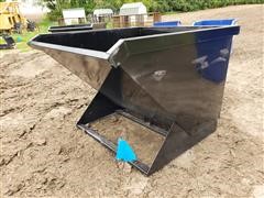Kit Containers 2-Yard Skid Steer Trash Hopper 
