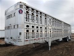 2007 Wilson PSADL400P T/A 53' Aluminum Livestock Trailer 